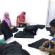 Thread cutting of Garments